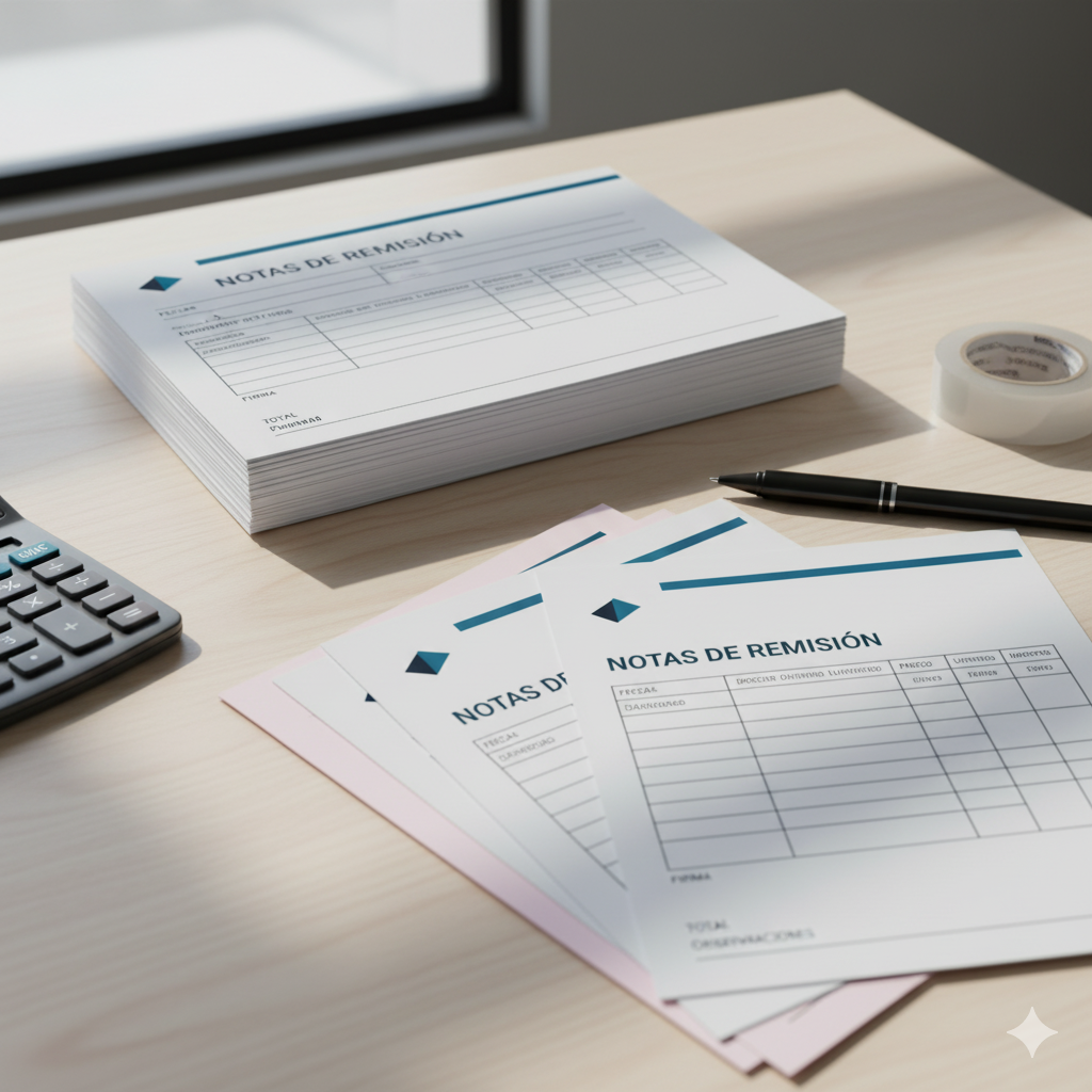 Blocks de notas de remisión y comandas para control de negocios